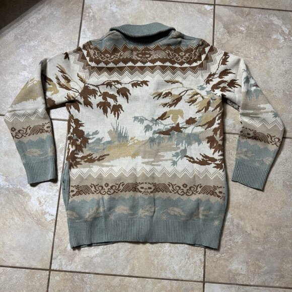 Over The Garden Wall Wirt & Greg Leaves Collared Cardigan LARGE New - Picture 11 of 11